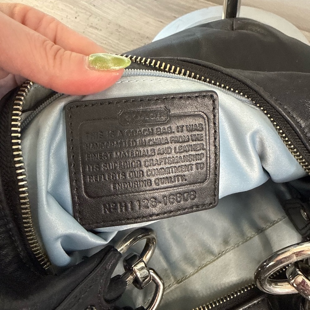 Coach Kristen Leather Shoulder Bag - Picture 5 of 6